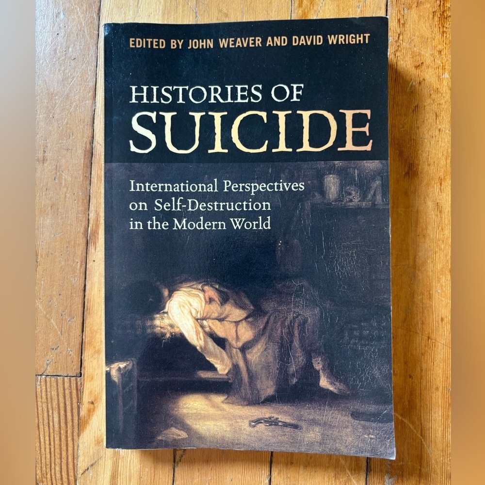 3/$20 Histories of Suicide paperback